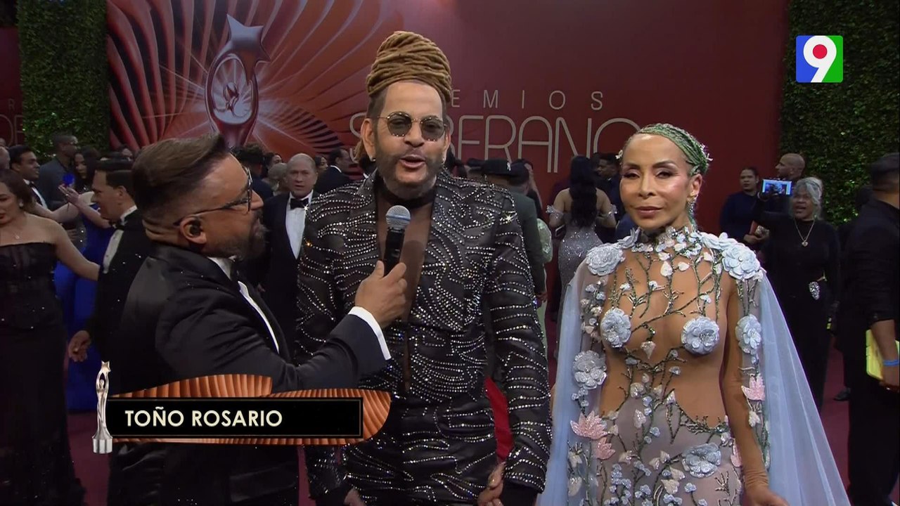 Toño Rosario contento de estar en el Soberano | Alfombra Roja Premios Soberano 2026