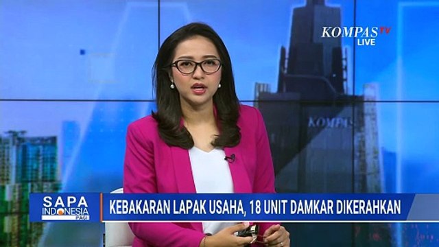 Kebakaran Hanguskan Lapak Semi Permanen di Kalideres, 18 Mobil Damkar Dikerahkan ke Lokasi