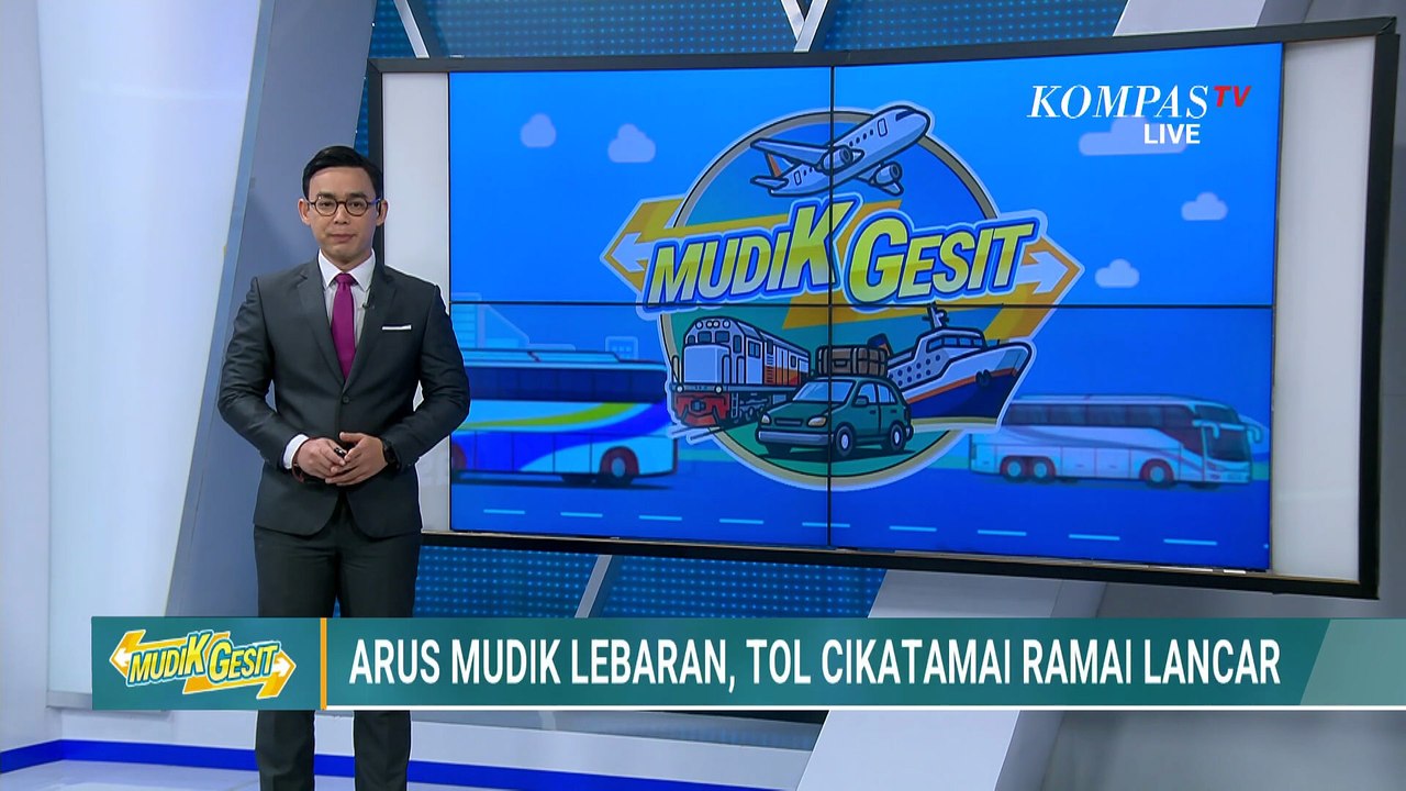 Pantauan Udara di Tol Cikatama, Arus Mudik Lebaran Ramai Lancar | 19 MARET 2026
