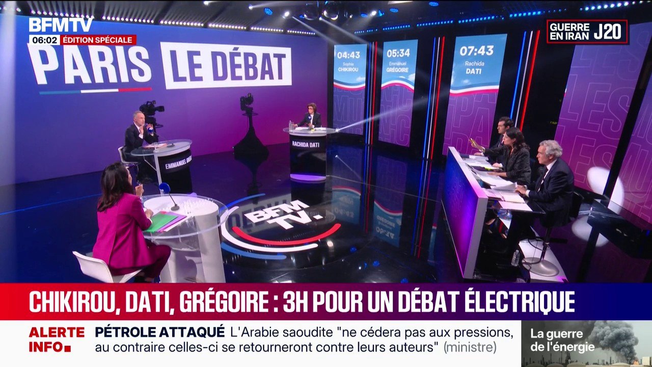 Ce qu'il faut retenir du débat des municipales entre Rachida Dati, Emmanuel Grégoire et Sophia Chikirou