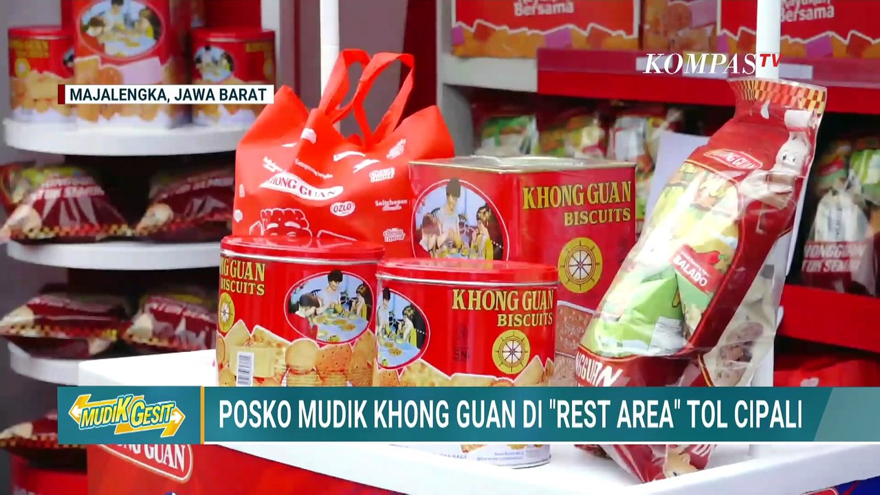 Khong Guan Sediakan Posko Mudik, Jadi Tempat Singgah Pemudik di Rest Area Tol Cipali | KOMPAS SIANG