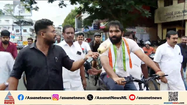 സൈക്കിൾ ചവിട്ടി വോട്ട് തേടൽ; പ്രചാരണ ശൈലി മാറ്റി ചാണ്ടി ഉമ്മൻ | Chandy Oommen | UDF | Congress