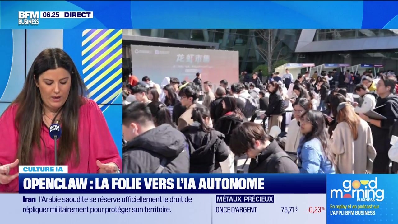 Culture IA : OpenClaw, la folie vers l'IA autonome, par Léa Bénaim - 19/03
