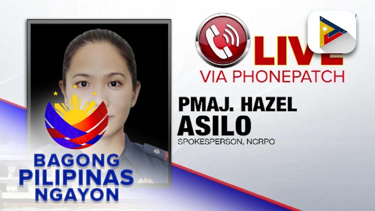 Panayam kay NCRPO Spokesperson PMaj. Hazel Asilo ukol sa assistance at deployment ng NCRPO sa kasalukuyang transport strike sa Metro Manila