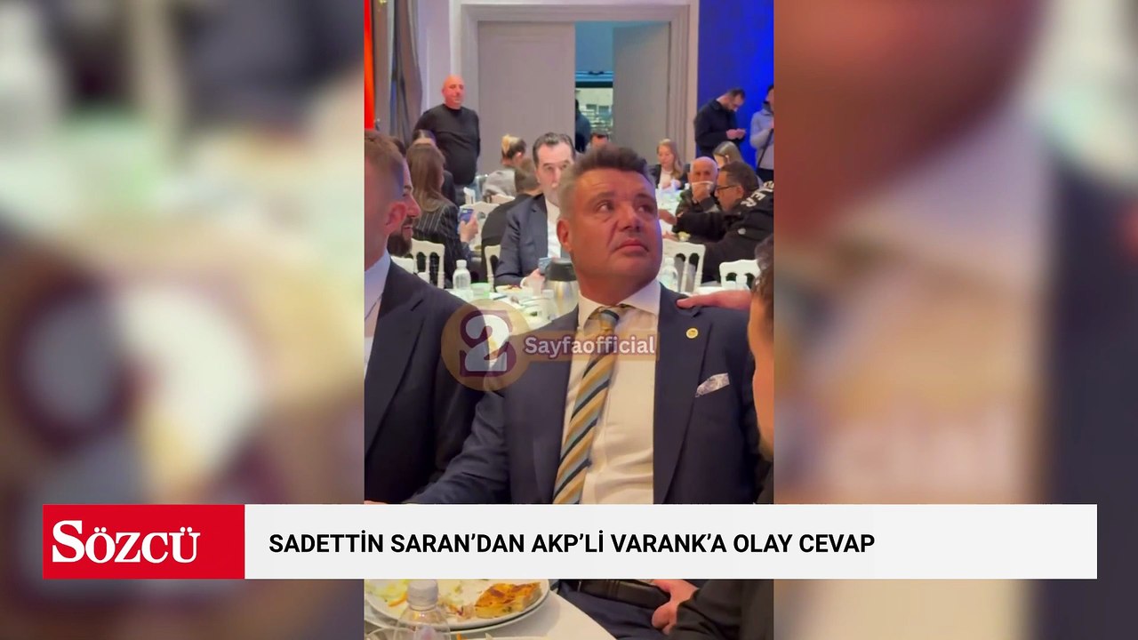 Fenerbahçe'de ikinci baklava krizi! Sadettin Saran'dan AKP'li Varank'a olay cevap