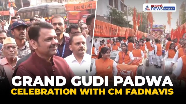 Nagpur Turns Bhagwa on Gudi Padwa! CM Devendra Fadnavis Joins Grand Celebration