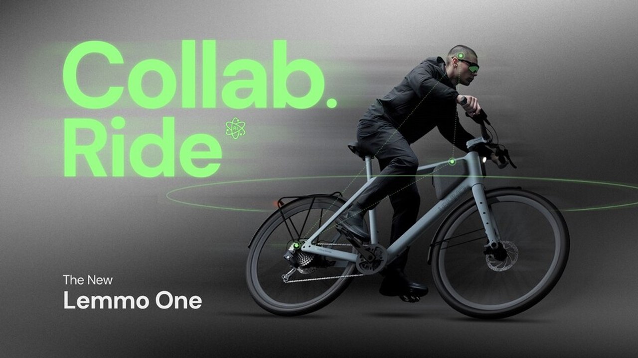 Innovatives e-bike mit automatikschaltung: die 3. generation des lemmo one »collab.ride« im trailer