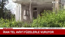 İran Tel Aviv'i füzelerle vuruyor!