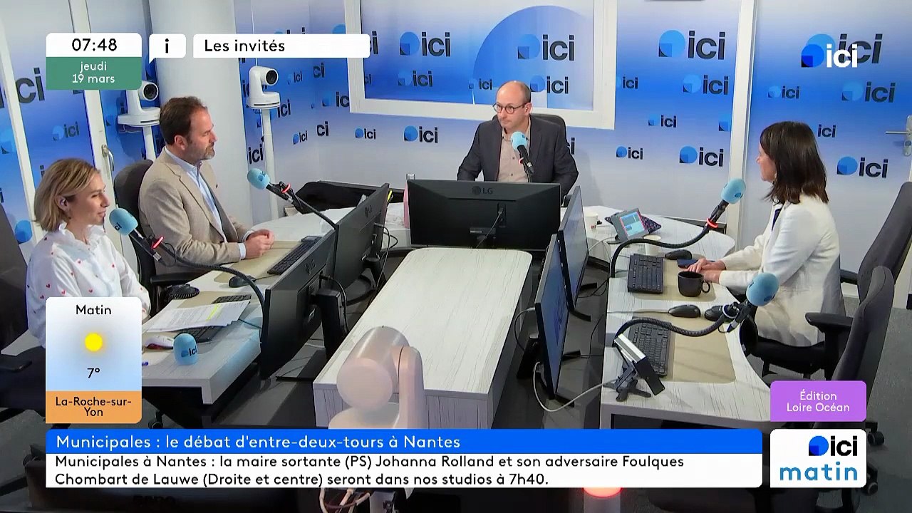 Municipales 2026 : Nantes (le débat du second tour)