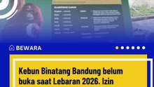 Kebun Binatang Bandung Tutup Saat Libur Lebaran 2026, Ini Alasannya!