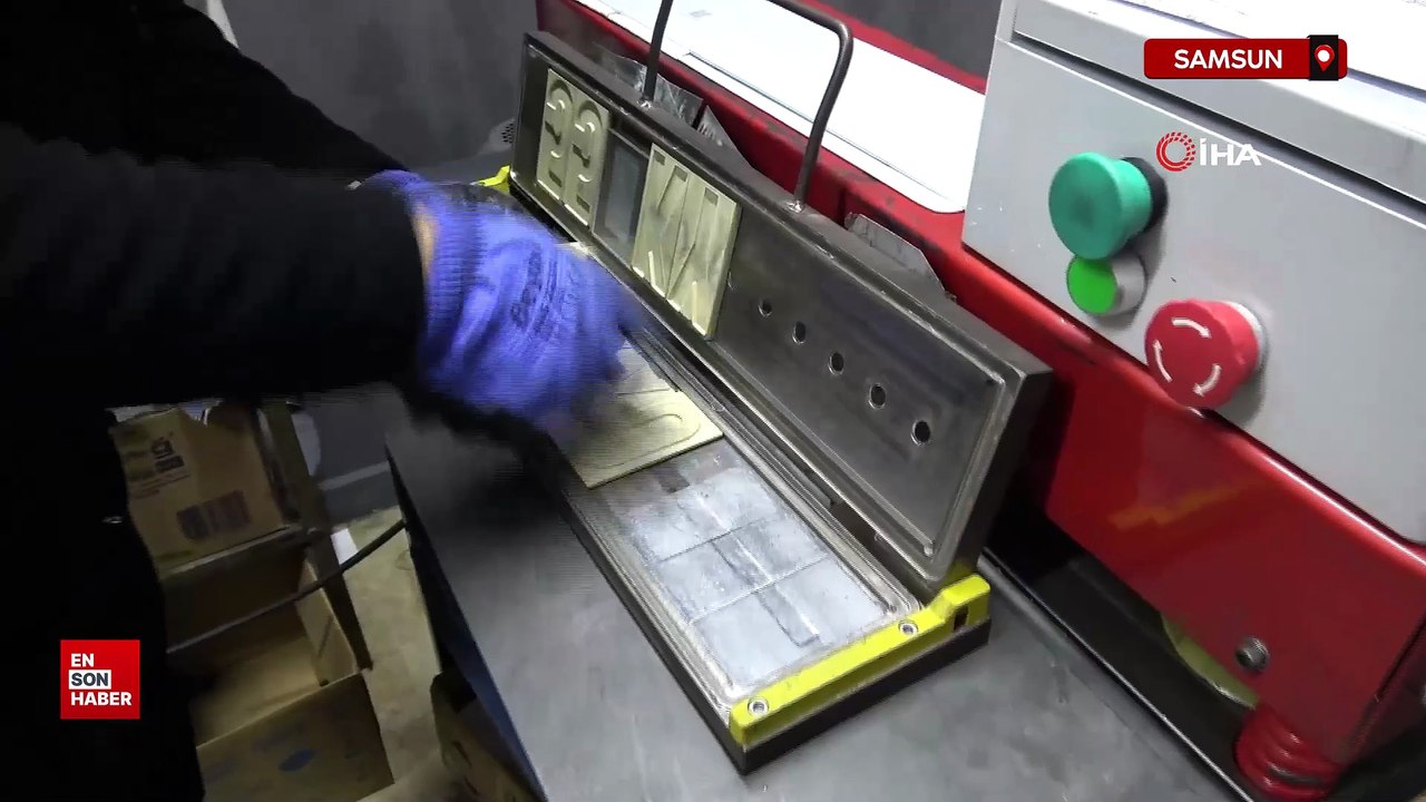 1 yıllık plaka 20 günde basıldı: Samsun'da 8 bin plaka değişti