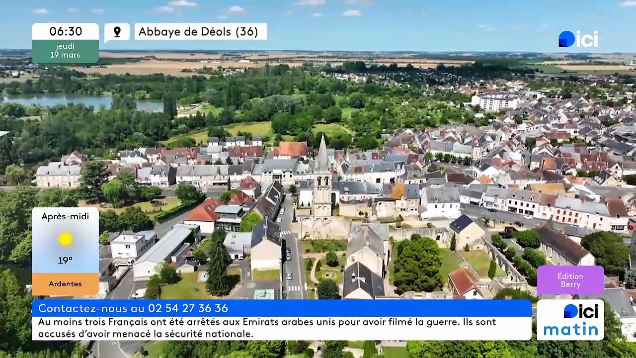 19/03/2026 - ici matin par ici Berry en vidéo