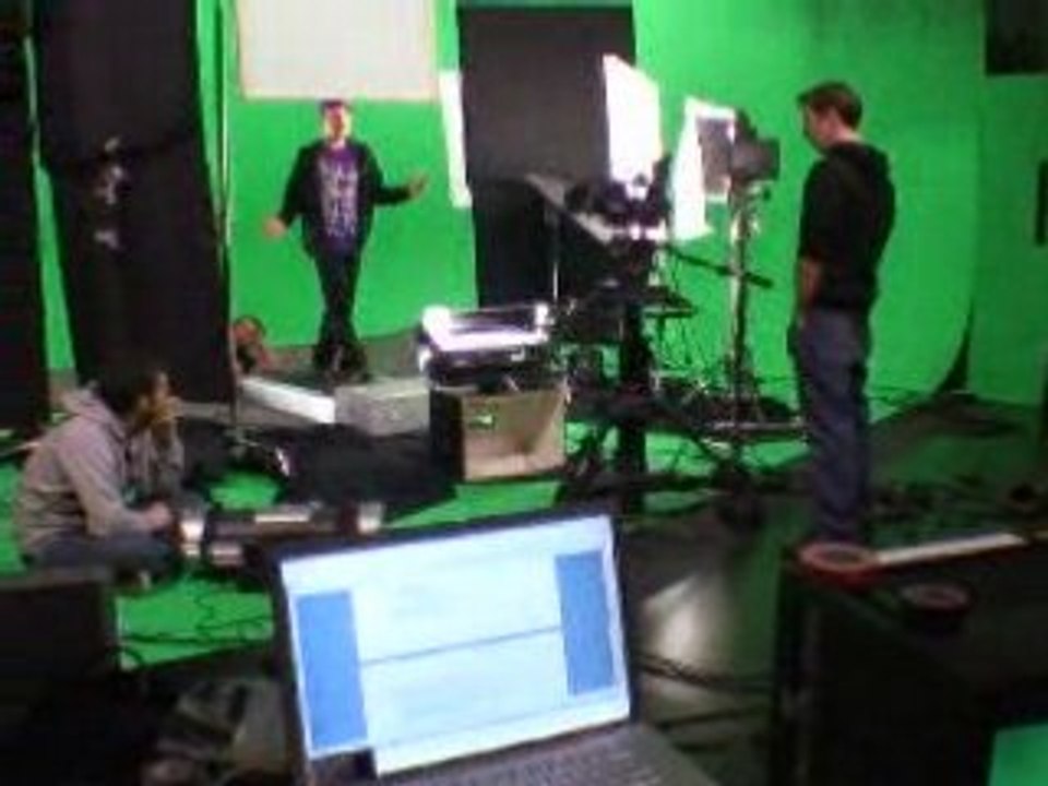 Making of Roger 'Nichts und Niemand' Videodreh