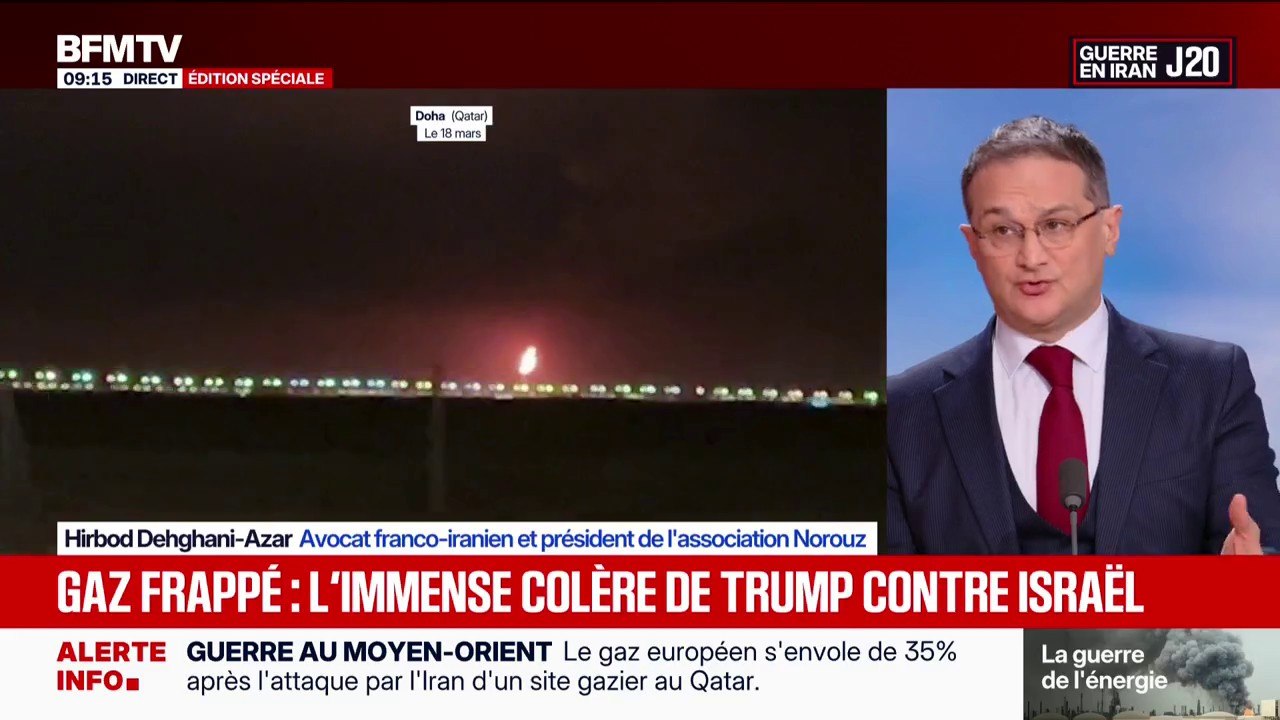 Guerre au Moyen-Orient: "Les Gardiens de la Révolution, c'est une sorte de mafia", affirme Hirbod Dehghani-Azar, avocat et président de l'association Norouz