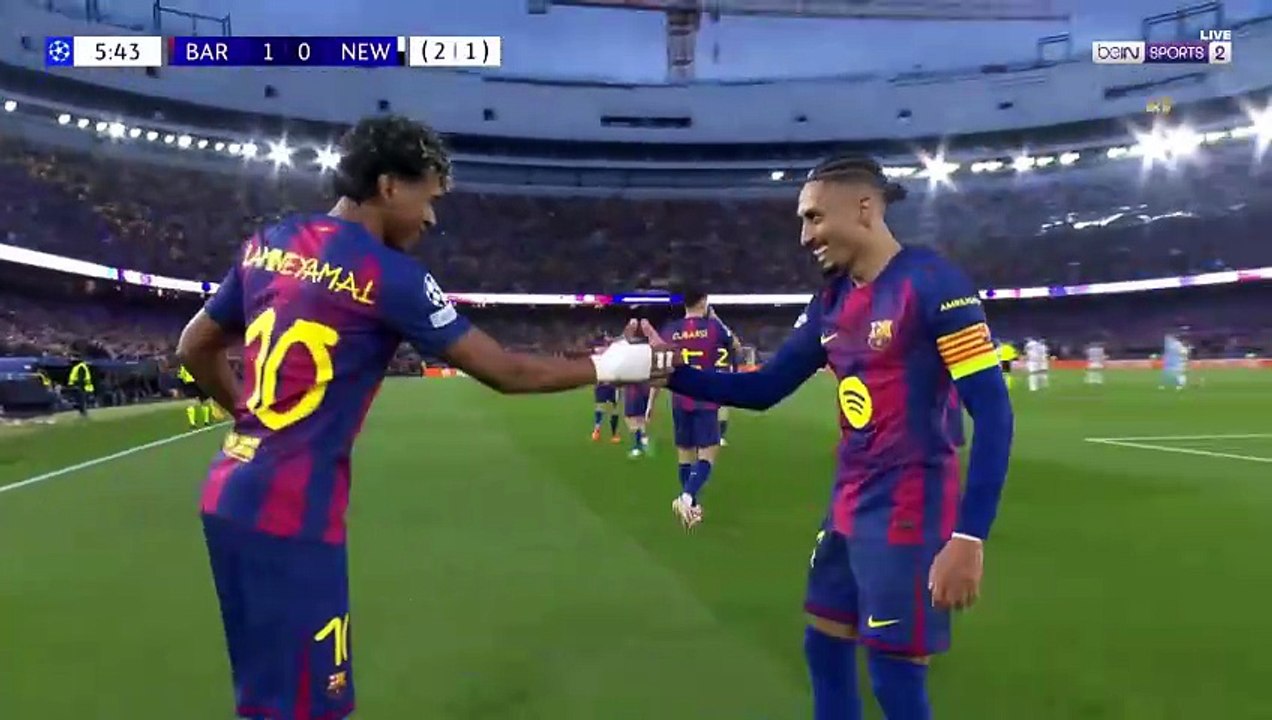 برشلونة و نيوكاستل 1