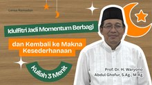 Idulfitri Jadi Momentum Berbagi dan Kembali ke Makna Kesederhanaan