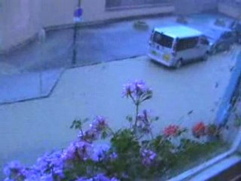 pluie diluvienne à Lorgues