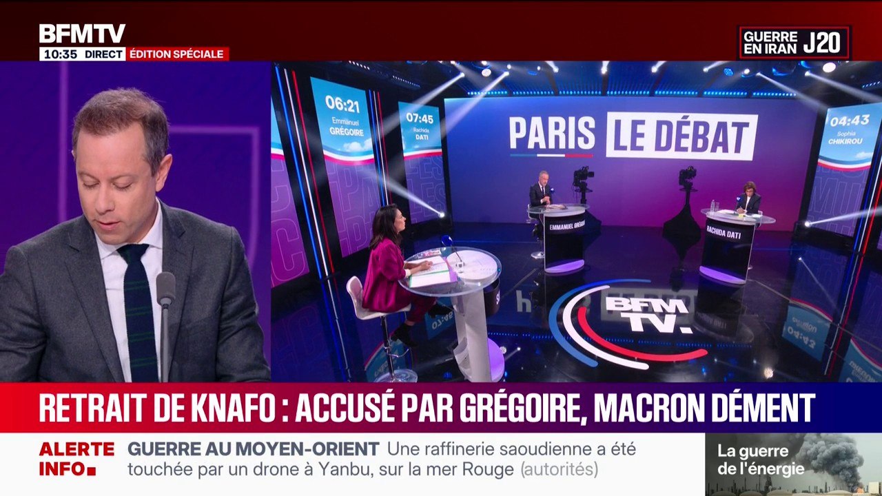 "Je vous souhaite une excellente défaite": Sarah Knafo réagit aux accusations d'Emmanuel Grégoire affirmant qu'Emmanuel Macron est "intervenu" pour "aider" à son retrait à Paris