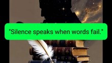Silence speaks when words fail." #fyp #motivation #reel #viral #trending