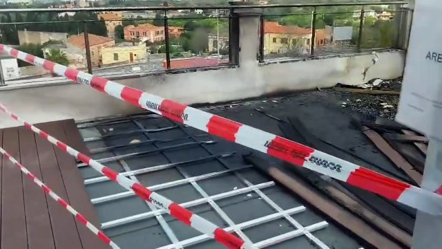 Sassari, fiamme al Turritania: le immagini il giorno dopo l'incendio