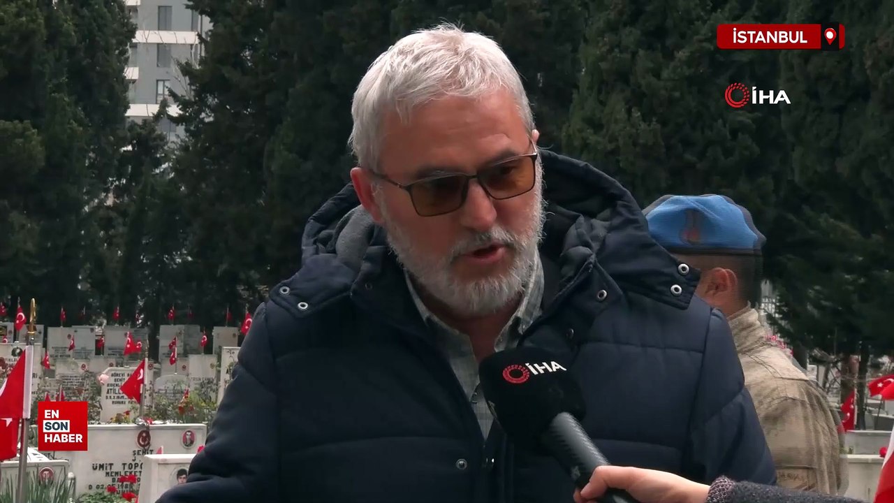 Edirnekapı Şehitliği'nde bayram öncesi hüzünlü ziyaret