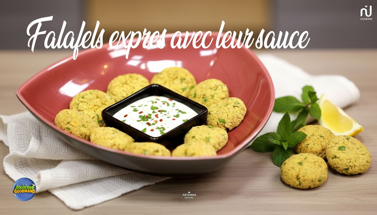 Falafel express avec leur sauce - Equilibre  Gourmand- EP 15