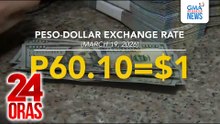 Pinakamababang palitan ng piso vs dolyar sa kasaysayan ang P60.10=$1 ngayong March 19, 2026 | 24 Oras