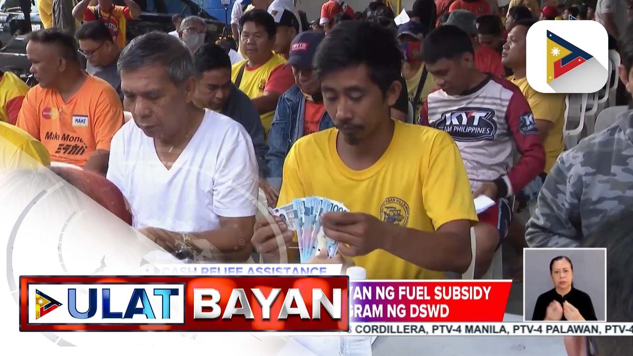 Mga tricycle driver, nabigyan ng fuel subsidy sa ilalim ng AICS program ng DSWD; mahigit 2,000 driver, inaasahang makakakuha ng ayuda | ulat ni Gab Villegas