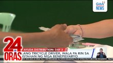 Ilang tricycle driver, wala pa rin sa listahan ng mga benepisyaryo | 24 Oras