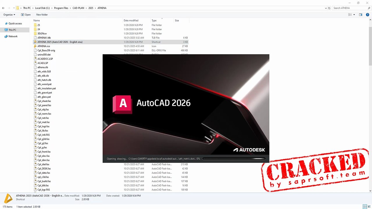 Cracked CAD-PLAN ATHENA 2025 crack | ATHENA 2026 crack | All modules
