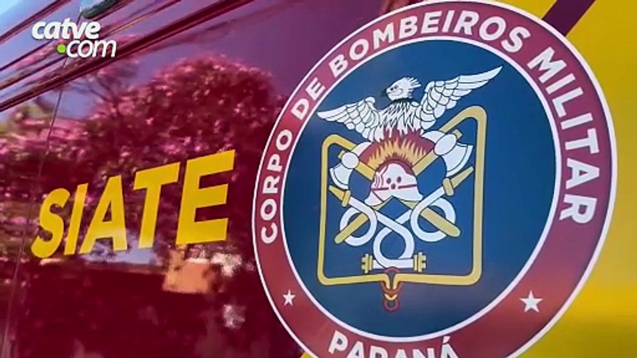 Batida entre motos deixa três feridos no centro de Cascavel