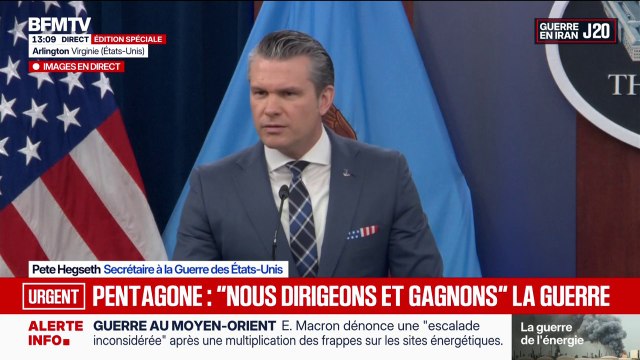 Guerre au Moyen-Orient: Nous sommes en train de gagner de manière décisive , affirme le secrétaire à la Défense des États-Unis