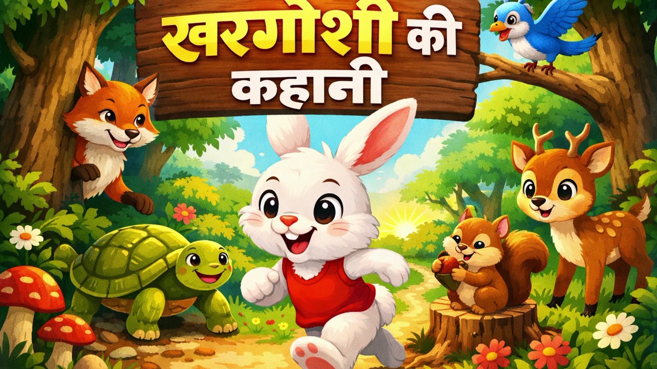 🌸 Pyara Khargosh aur Dosti ki Kahani