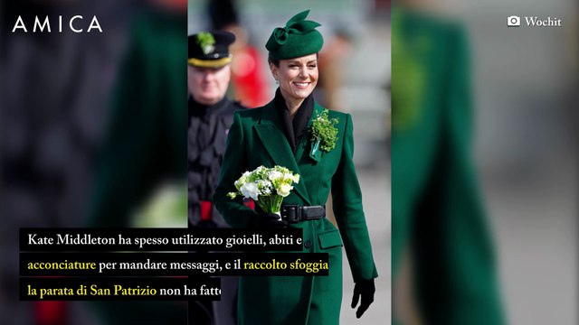 Il significato nascosto del raccolto capelli di Kate Middleton per San Patrizio