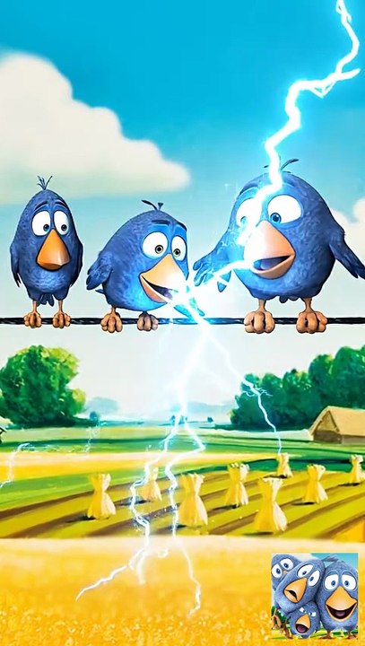 Never peck a live wire! ⚡️🐦💥 Talking Birds On A Wire Game