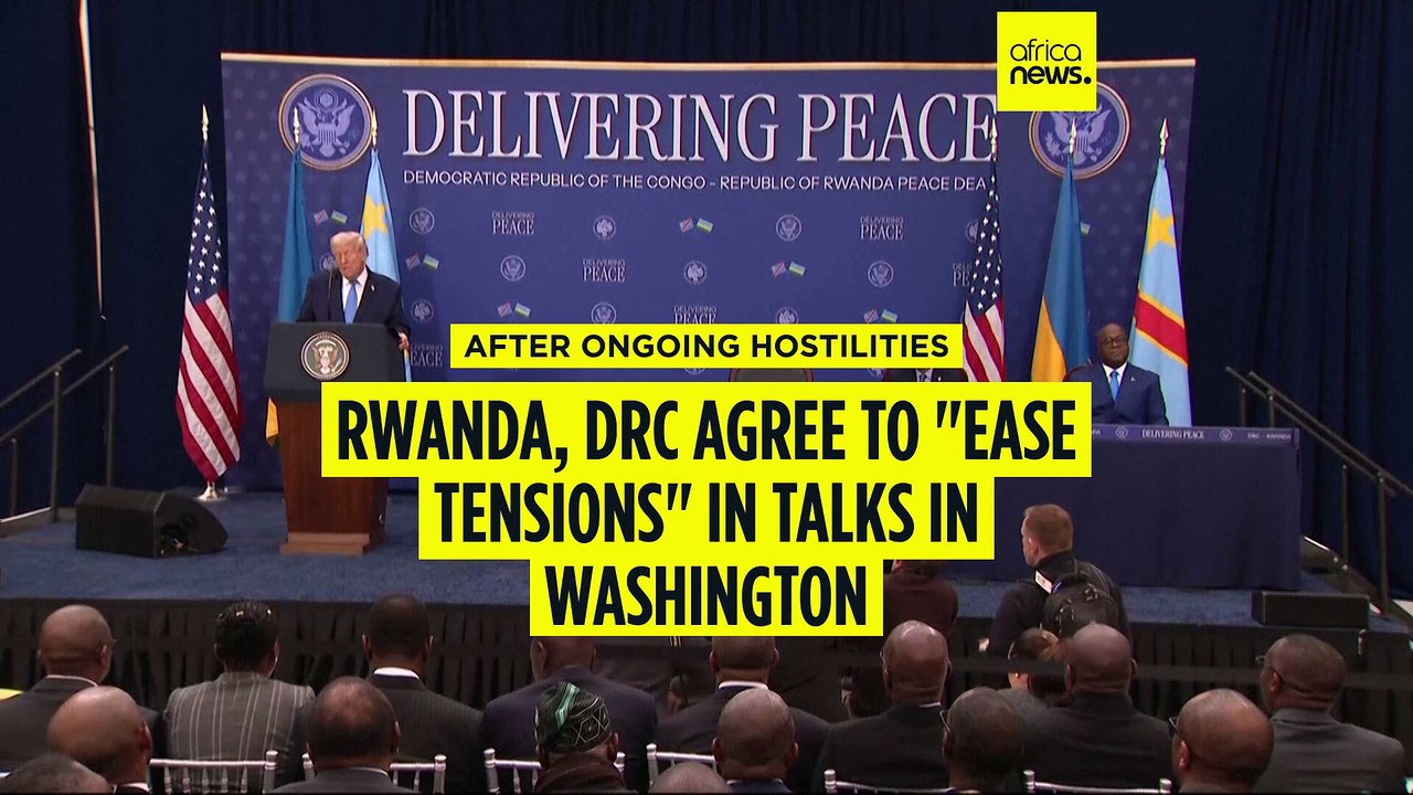 Rwanda, DRC agree to "ease tensions" after talks in Washington