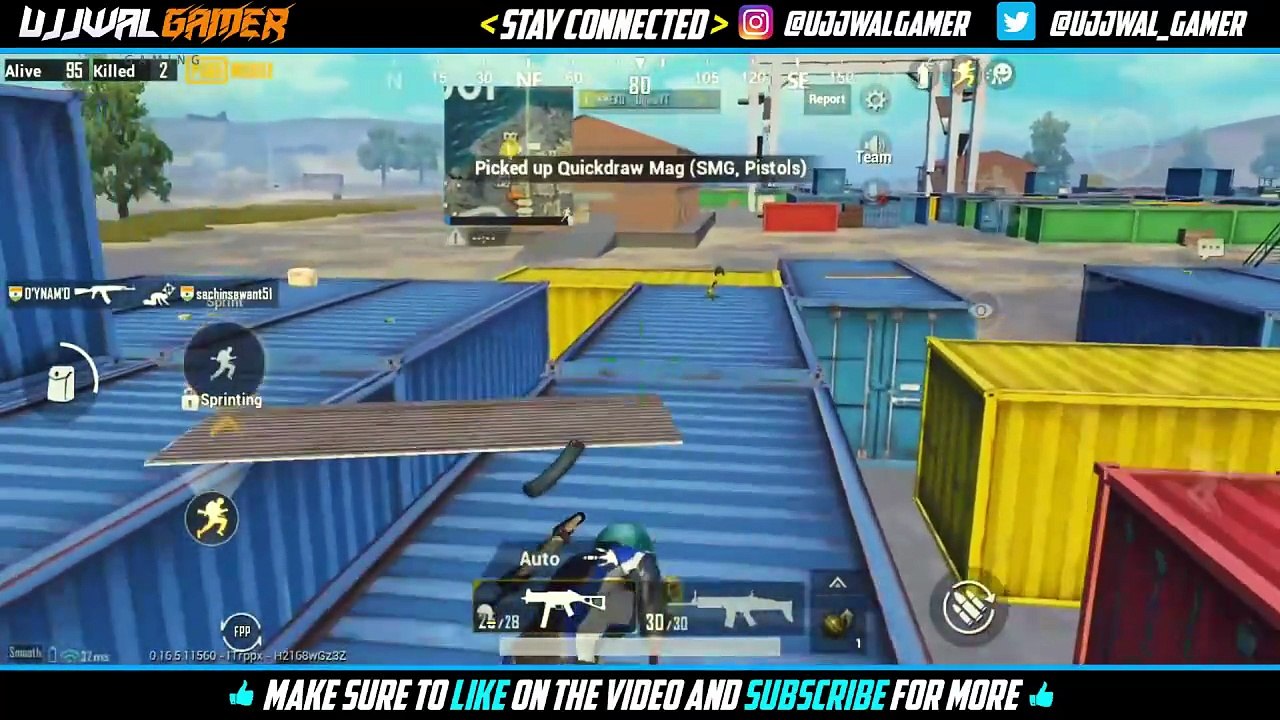 I AM KILLED BY A GLITCH ｜ 24  KILLS SOLO VS SQUAD ｜ PUBG MOBILE