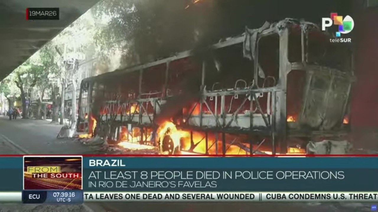 Brazil | At least 8 people dead in police operation in Rio de Janeiro’s favelas