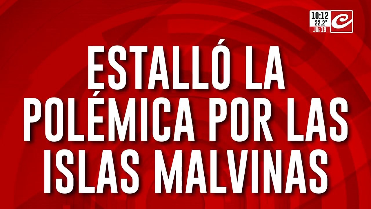 Estalló el debate por las Islas Malvinas:
