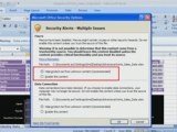 Office 2007 Demo: Enable blocked macros