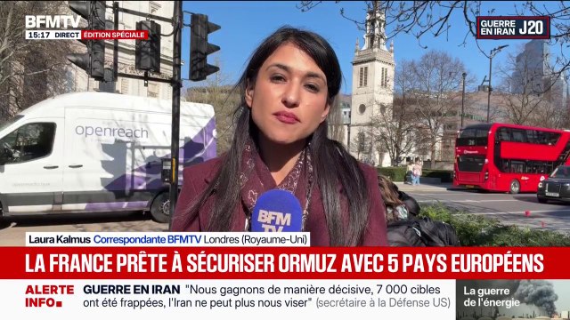 Guerre au Moyen-Orient: six pays, dont la France et le Royaume-Uni, prêts à contribuer à la sécurisation du détroit d'Ormuz