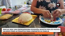 Emprendedora posadeña apuesta por los huevos salados para compartir en familia