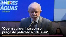 Lula fala sobre Irã e diz que preço da gasolina subiu por quem ‘gosta de tirar proveito da desgraça’