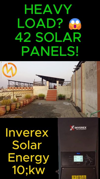 Part 2 – 2 Inverters Solar Setup ⚡ | 42 Solar Panels System | Heavy Load Solar Pakistan