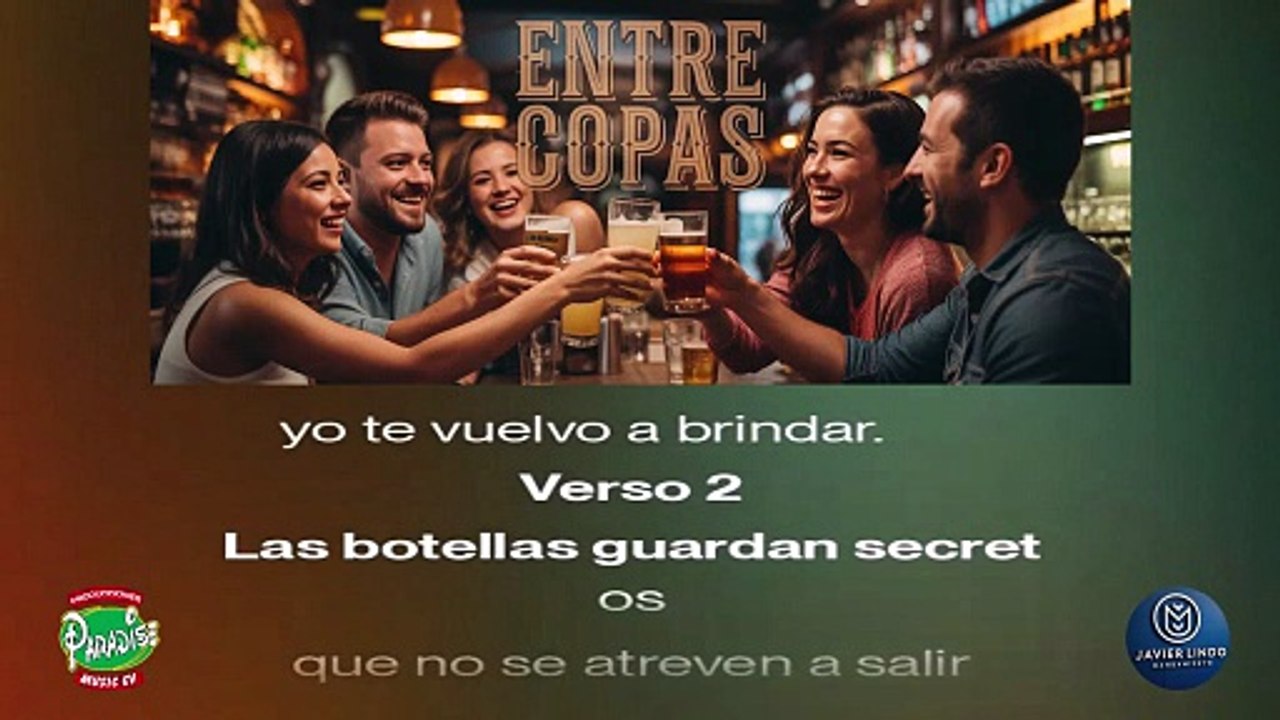 ENTRE COPAS AUTOR JAVIER LINDO M.