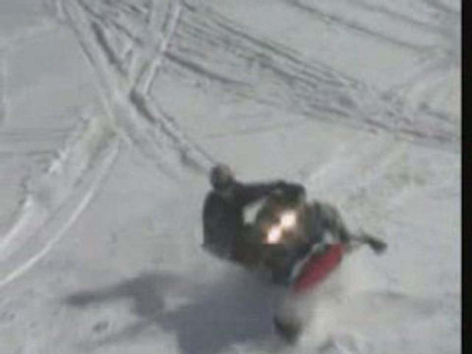 Ski Doo Faces of Death Snowmobile Accident Wipe Outs