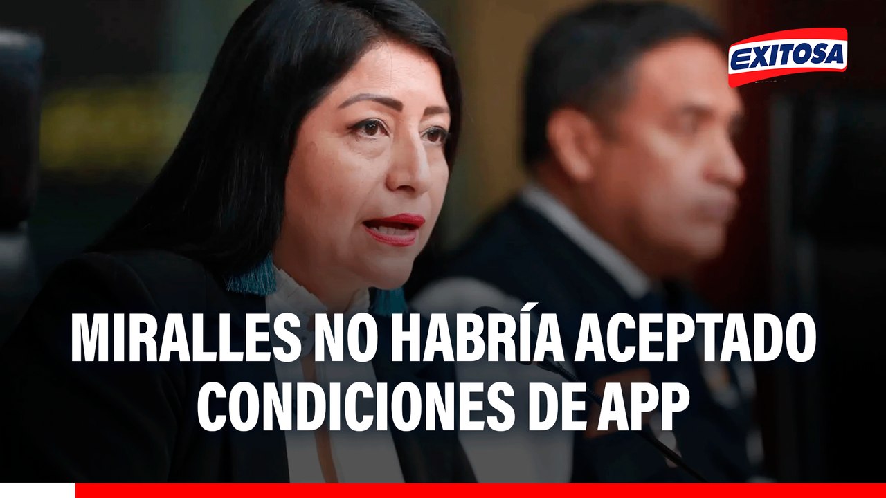 Denisse Miralles no habría aceptado condiciones de APP en el Congreso, según Héctor Acuña