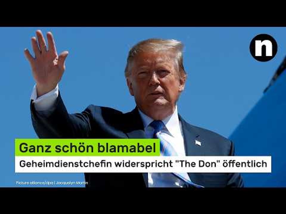 Ganz schön blamabel - Geheimdienstchefin widerspricht 'The Don' öffentlich
