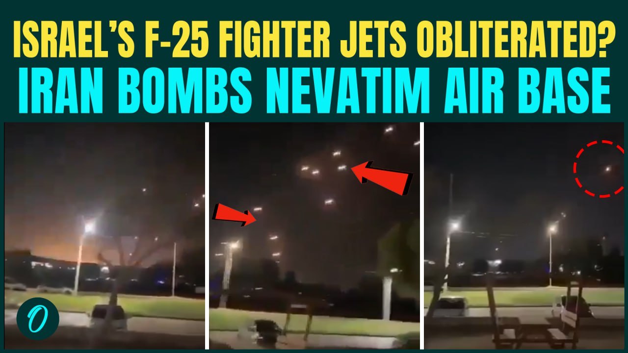 Iran ATTACKS Israeli’s Nevatim Air Base BREAKING: Cluster Bombs RAIN DOWN - F-35 Jets Destroyed?