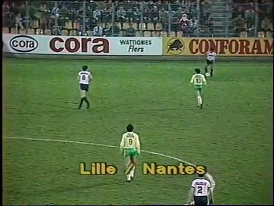 LILLE - NANTES - 1984 - SAISON 1984/1985 -